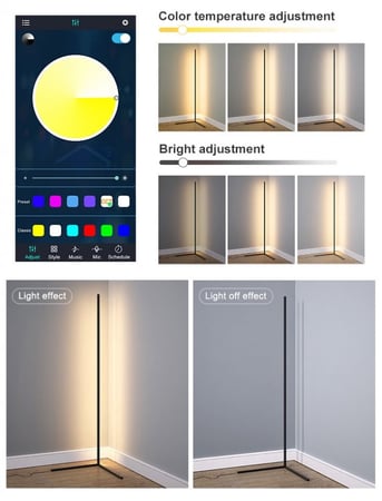 إضاءة الزاوية الذكية