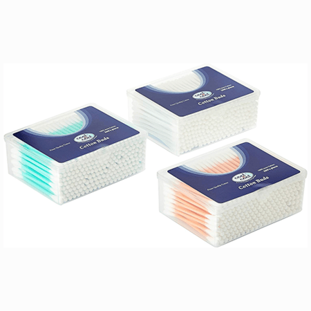 كول اند كول مجموعة اعواد قطنية 200 قطعة 2+1