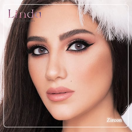 ليندا عدسات لاصقة ملونة - زيركون