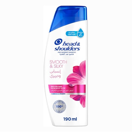 هيد أند شولدرز شامبو انسيابى وحريرى 190 مل