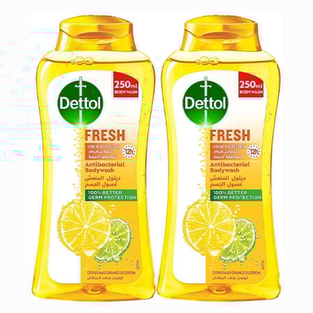 ديتول غسول الجسم المنعش 2*250 مل خصم 35%