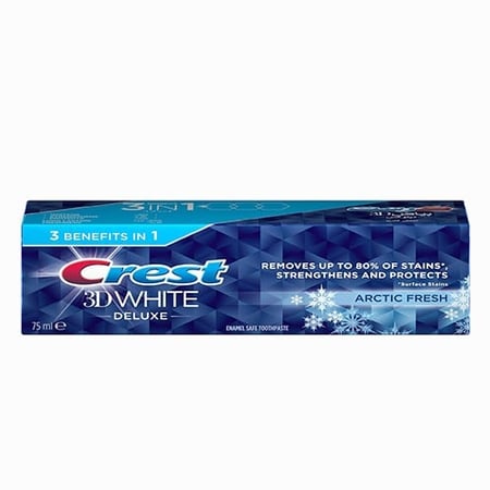 كرست معجون اسنان بياض ثلاثى الابعاد انتعاش التبريد 75مل