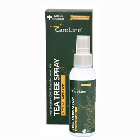 كير لاين بخاخ ضد القمل بخلاصة زيت شجرة الشاي - 100 مل