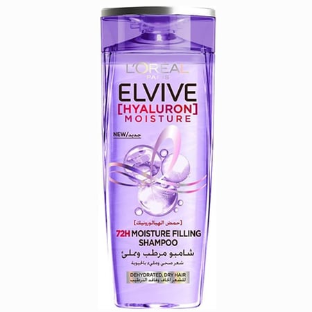 لوريال الفيف هيالورون شامبو مرطب للشعر الجاف 400مل