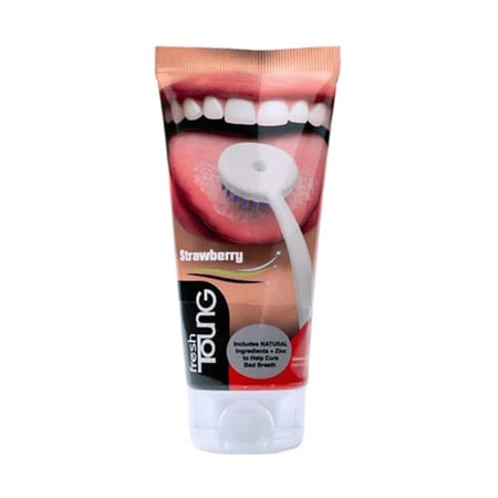 فريش تنج جل تنظيف اللسان بالفراولة 85جم