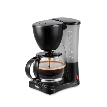 ويننج ستار ماكينة قهوة , سعة 1.2 لتر , بالتنقيط , 800 واط , اسود , م/ ST-9738