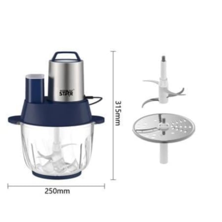 قطاعة طعام متعددة الوظائف بسعة 3 لتر، 300 واط من ويننج ستار