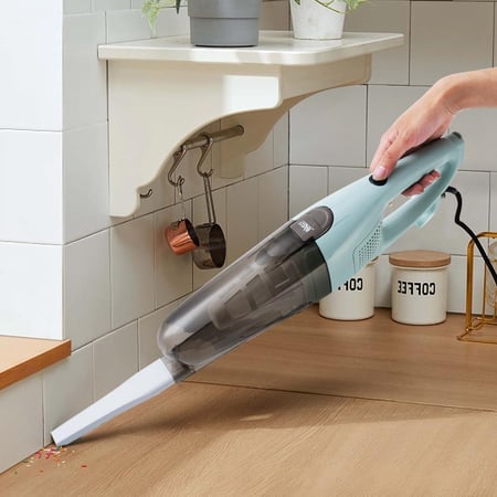 ويننج ستار مكنسة كهربائية عمودية , سعة 800 مل ، جاف , مزودة بفلتر HEPA , للأرضيات و السجاد و الخزائن , 400 واط , تركوازي , م/ ST-5050