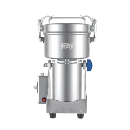 وينتج ستار مطحنة متعددة الوظائف , سعة 500 جم , طحن الحبوب القهوة التوابل الأعشاب , 6 شفرات , مؤقت , 900 واط , فضي , م/ ST-9401