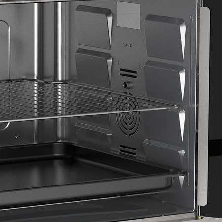 ويننج ستار ، فرن كهربائي , سعة 120 لتر , باب فرنسي زجاجي , صينية خبز , صينية بيتزا , شواية دوارة , إضاءة داخلية , 2800 واط , فضي , م/ ST-9853