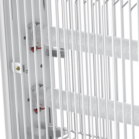 وينتج ستار قاتل حشرات , عدد 2 لمبة , طبقة خارجية من الألمنيوم المقاوم للصدأ , 30 واط , ابيض , م/ ST-4038-F