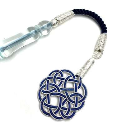 كحلي مدرج - طربزونة وفواصل فضة