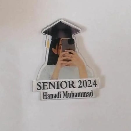 بروش تخرج أكريليك شفاف