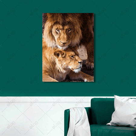 (MDF) لوحة فنية زوج من الأسود