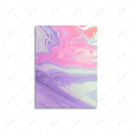 لوحات فن تجريدي متعددة الألوان