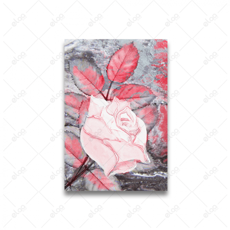 لوحات فن تجريدي ورود ورديه