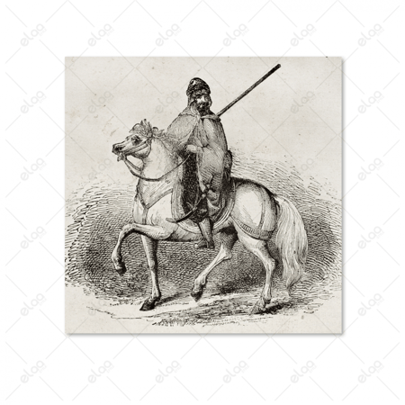 (MDF) لوحة فنية لفارس العرب