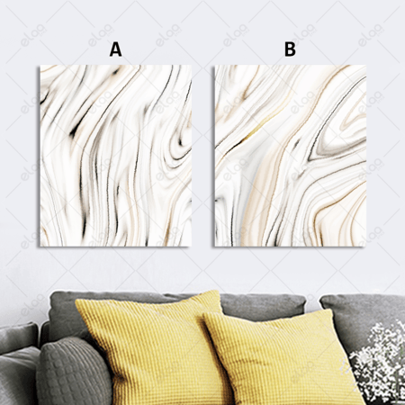 لوحات فن تجريدي بألوان متعددة