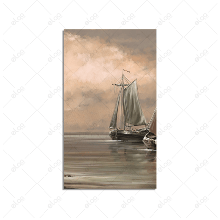 لوحات فن تجريدي قوراب بحرية