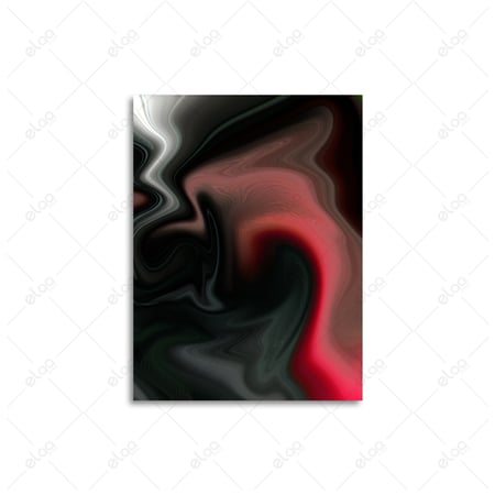 لوحات فن تجريدي باللونين الأسود والأحمر