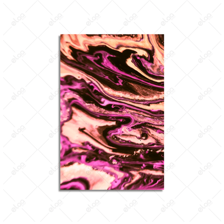 لوحات فن تجريدي باللون الأرجواني الأكريليكي