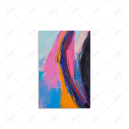 (MDF) لوحة فن تجريدي بألوان متعددة