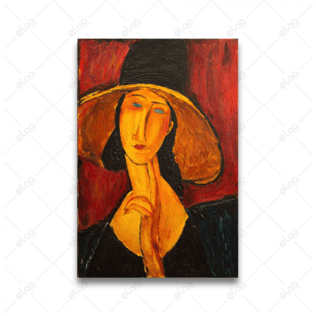 لوحة فن تجريدي لامرأة مرسومة يدويا