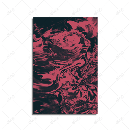 لوحة فن تجريدي باللون البنفسجي