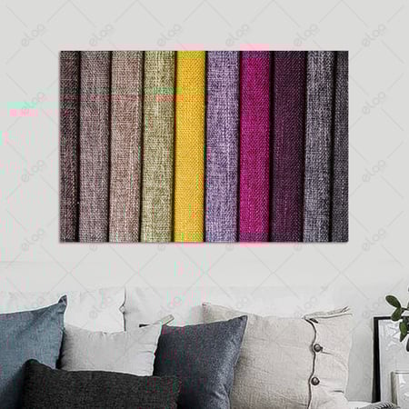 لوحة فن تجريدي متعددة الألوان