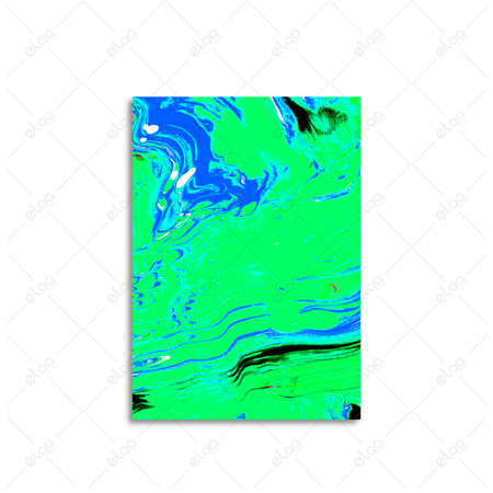 لوحات فن تجريدي متعددة الألوان