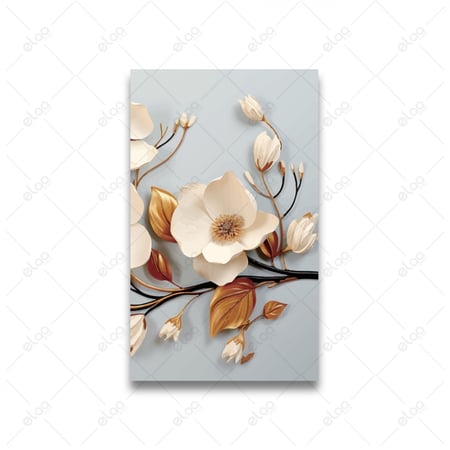 لوحات فن تجريدي لزهور