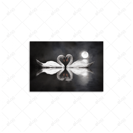 لوحة فنية لبجعة