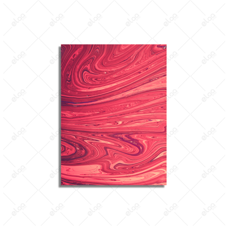 لوحات فن تجريدي باللونين الأحمر والوردي