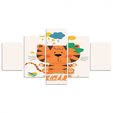 طقم 5 لوحات مقسمة #G5874