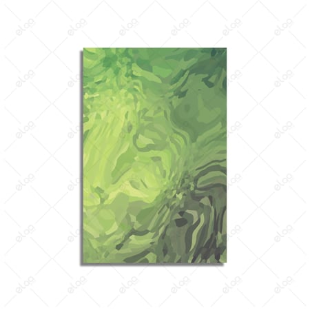 لوحات فن تجريدي باللون الأخضر