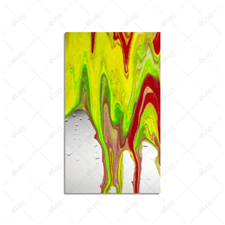 لوحات فن تجريدي متعددة الألوان