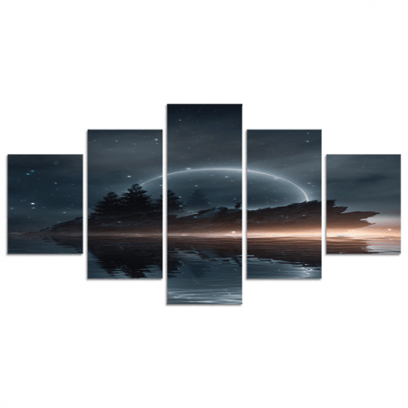 طقم 5 لوحات مقسمة #G5375