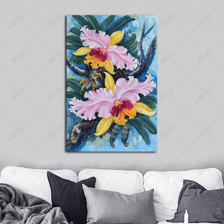 لوحة فن تجريدي الفاكهة التايلاندية