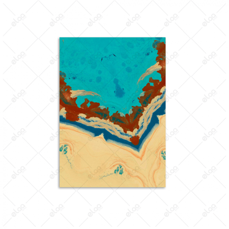 لوحات فن تجريدي بألوان متعددة