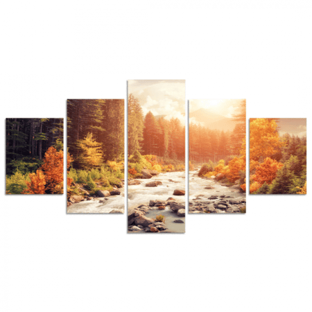 طقم 5 لوحات مقسمة #G511