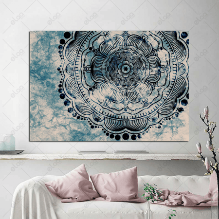 (MDF) لوحة فن تجريدي رسمة ماندالا