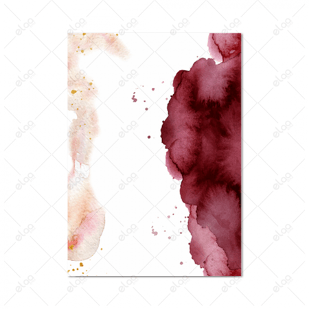 (MDF) لوحة فن تجريدي بدرجات اللون الوردي والابيض