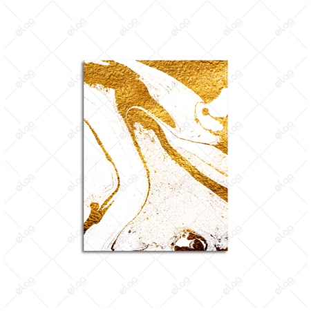 لوحات فن تجريدي دوامة ذهبية