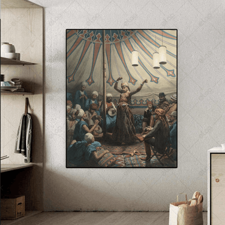 (MDF) راقصة وخيمة وجلسة طرب الزمن القديم