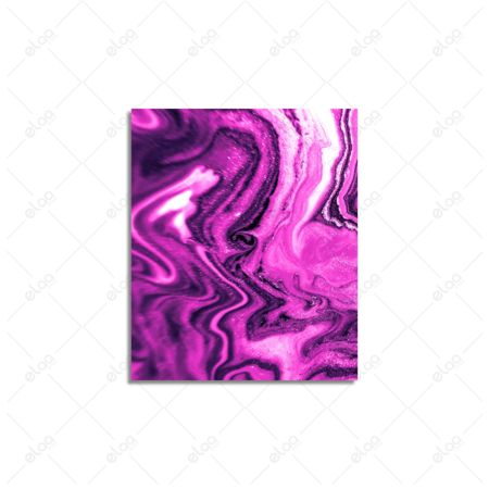 لوحات فن تجريدي باللونين الأرجواني والبنفسجي