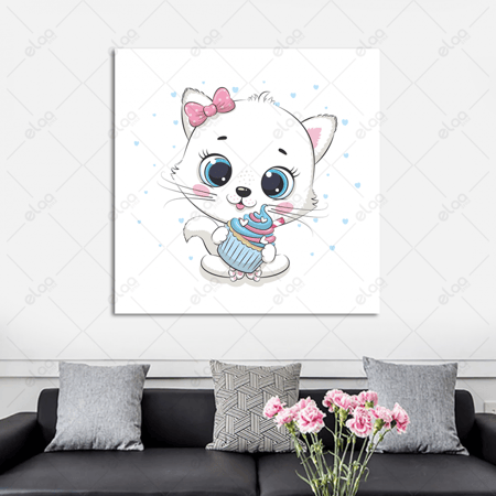 (MDF) لوحة فنية لقطة مع الكعك