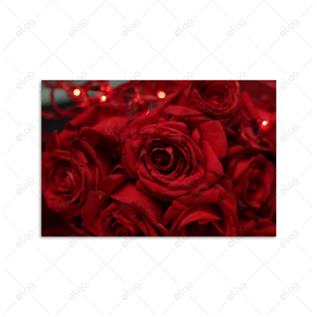 لوحة فنية ورود حمراء