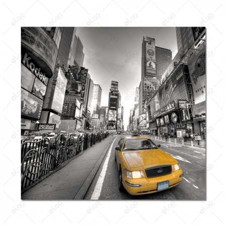 (MDF) لوحة جدارية تاكسي في مدينة نيويورك