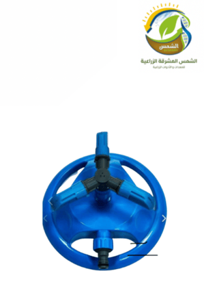 نافورة ارضية دائرية للحدائق  بثلاثة رؤوس