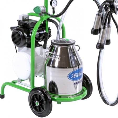 حلابة ابقار كهربائية فردية تركي 30 لتر ضد الصدأ